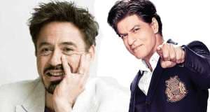 Robert Downey Jr and Sharuk Khan photo