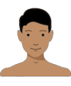 Skin color tone icon